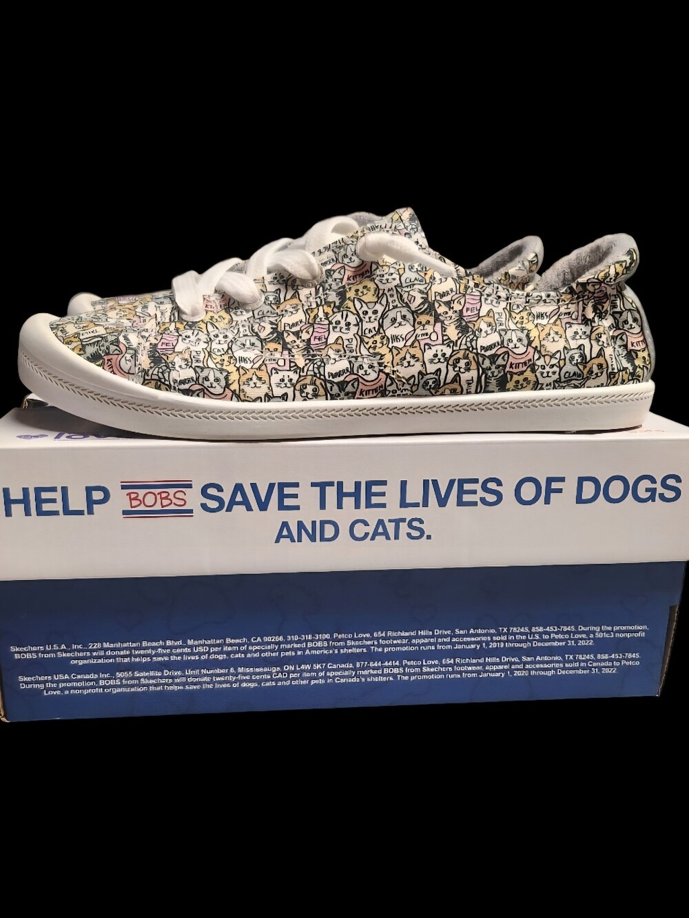 Skechers BOBS Beach Bingo Women's Sneakers Size 7 Brand New With Slight Defects.